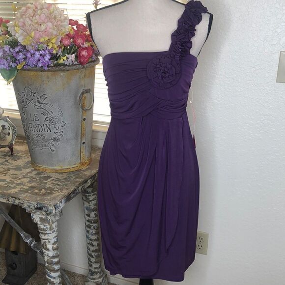 NEW Enfocus One Shoulder Dress NWT - Picture 1 of 13